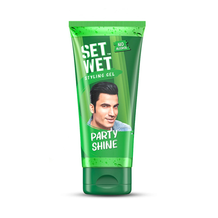 Set Wet Hair Gel Party Shine